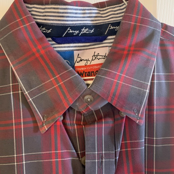 Mens George Strait Wrangler shirt - Picture 2 of 6